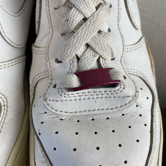 Nike Air Force 1 Low Triple White GS 314192-117 Grade School Size 6.5Y - Picture 6 of 10